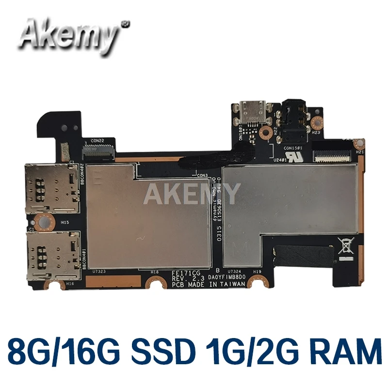 Новинка! Оригинал для For Asus FE171CG FE171C планшеты материнская плата Mainboard логическая W