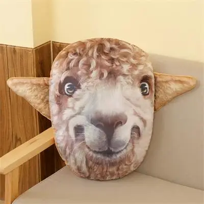 35-65 см забавная симуляция альпаки, подушка с набивным животным, Alpacasso для детей, диванная подушка, кукла, игрушка, детский подарок - Цвет: 1