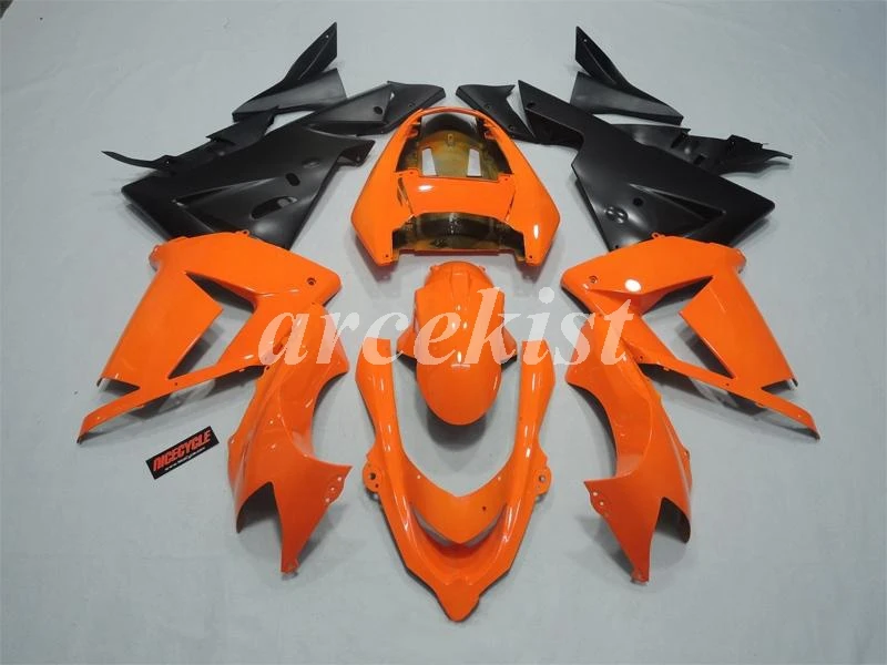 

4Gifts New ABS Motorcycle Fairings kit Fit For kawasaki Ninja ZX-10R ZX10R 2004 2005 04 05 bodywork set orange black