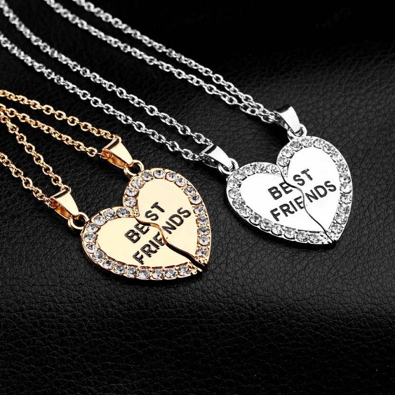 HHSPPF XY классическое ожерелье с подвеской Bff хороший подарок для друзей 2 шт./компл.