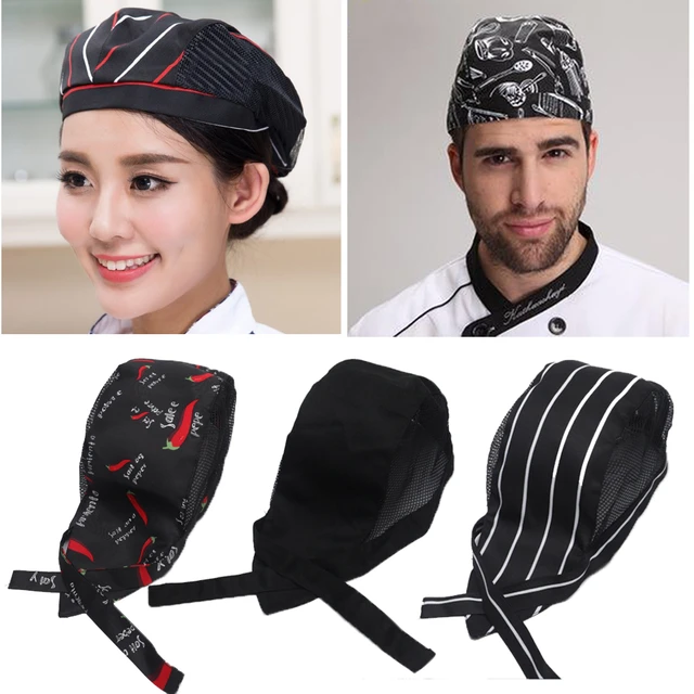 1pc chef gifts for men Chef Skull Caps Adjustable Strap Chef Caps Kitchen  Chef