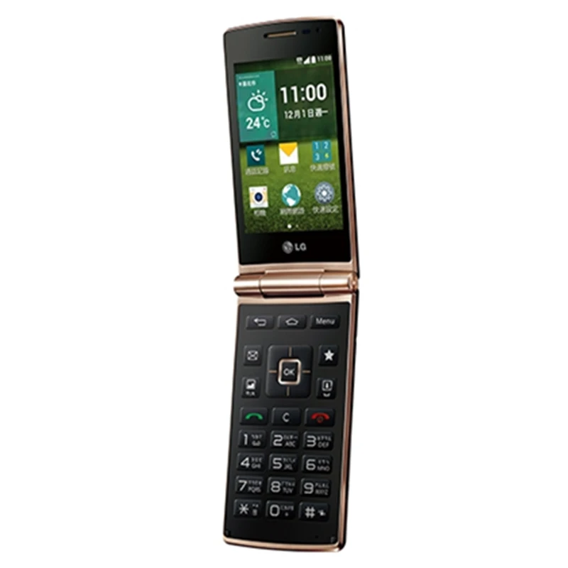 LG Wine Smart, четырехъядерный процессор LG D486, 3,2 дюймов, 1 ГБ ОЗУ, 4 Гб ПЗУ, LTE, разблокированный флип-телефон, камера МП, с ивритским языком