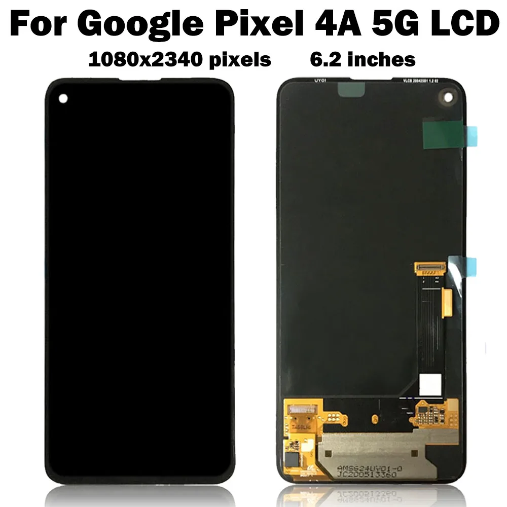 pixel 4a5g ディスプレイのみ pixel 4a5g ディスプレイのみ AMOLED For Google Pixel 4 4A4G
