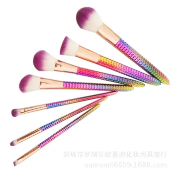 

Professional Makeup brushes New Mermaid Foundation Eyebrow Eyeliner Blush Cosmetic Concealer Fish tail make up brushes Tools