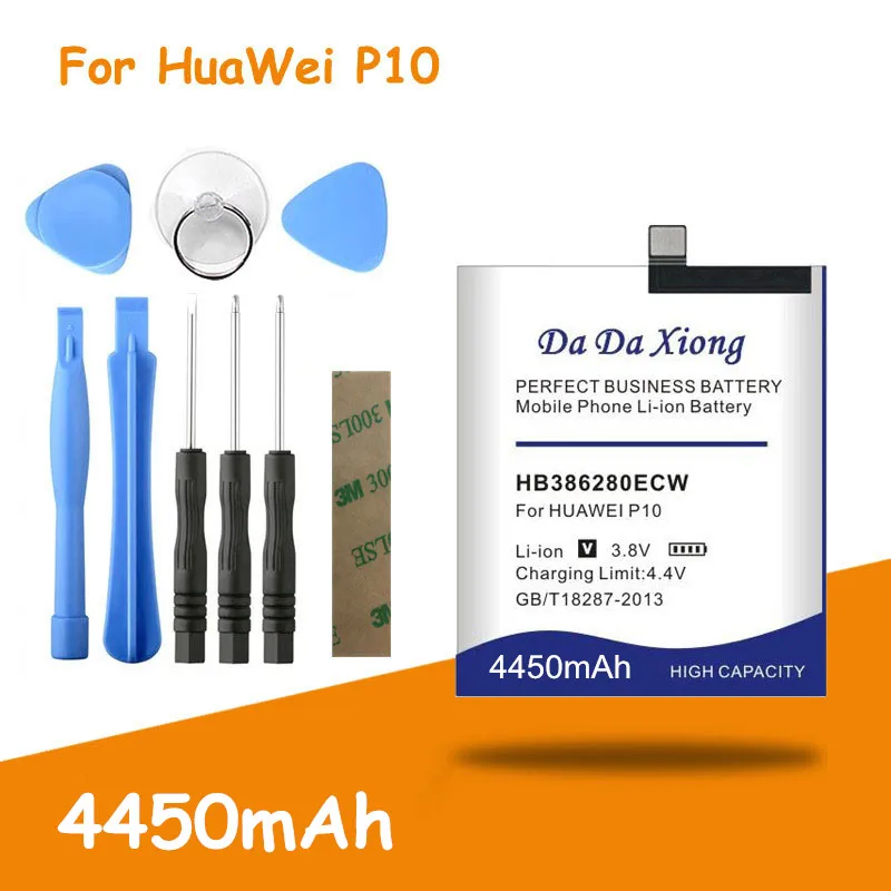 Полная защита и безопасность 4450 мАч HB386280ECW батарея для huawei Ascend P10