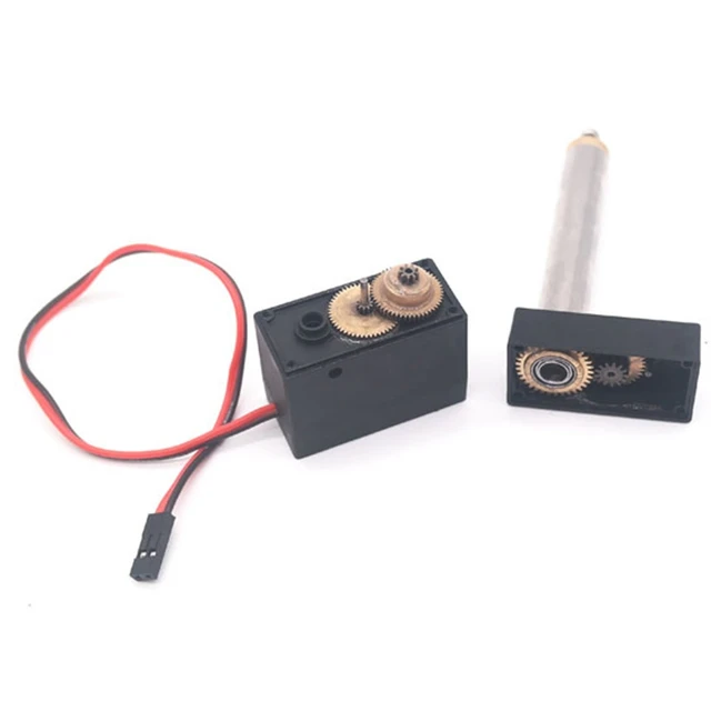 Channel Hanna Excavator Modified Screw Upgrade Upgrade Metal Arm Driving Servo Parts for Huina 1550 Rc Excavator Parts 4