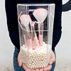 Acrylic Makeup Brush Holder Bucket Beauty Brush Container Pen Brush Container Desktop Container Without Brush 5