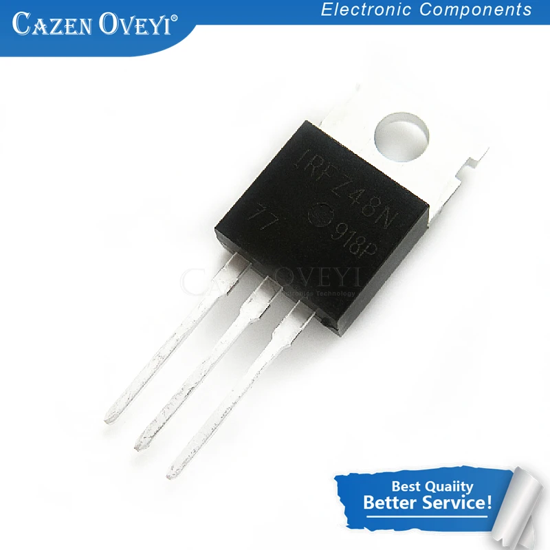 10pcs/lot IRFZ48N TO220 IRFZ48NPBF TO-220 IRFZ48 new and original IC good quality In Stock | Электронные компоненты и