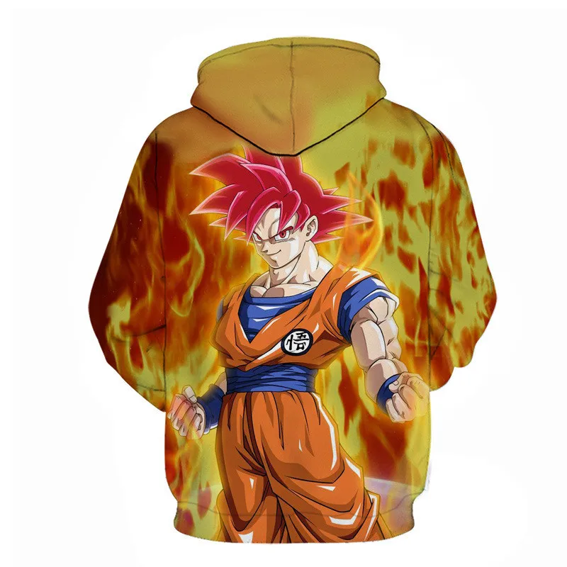 Дизайн Dragon Ball Z 3D толстовки для мужчин/женщин пуловеры толстовки сильный Гоку печати мужской с капюшоном спортивные костюмы толстовка