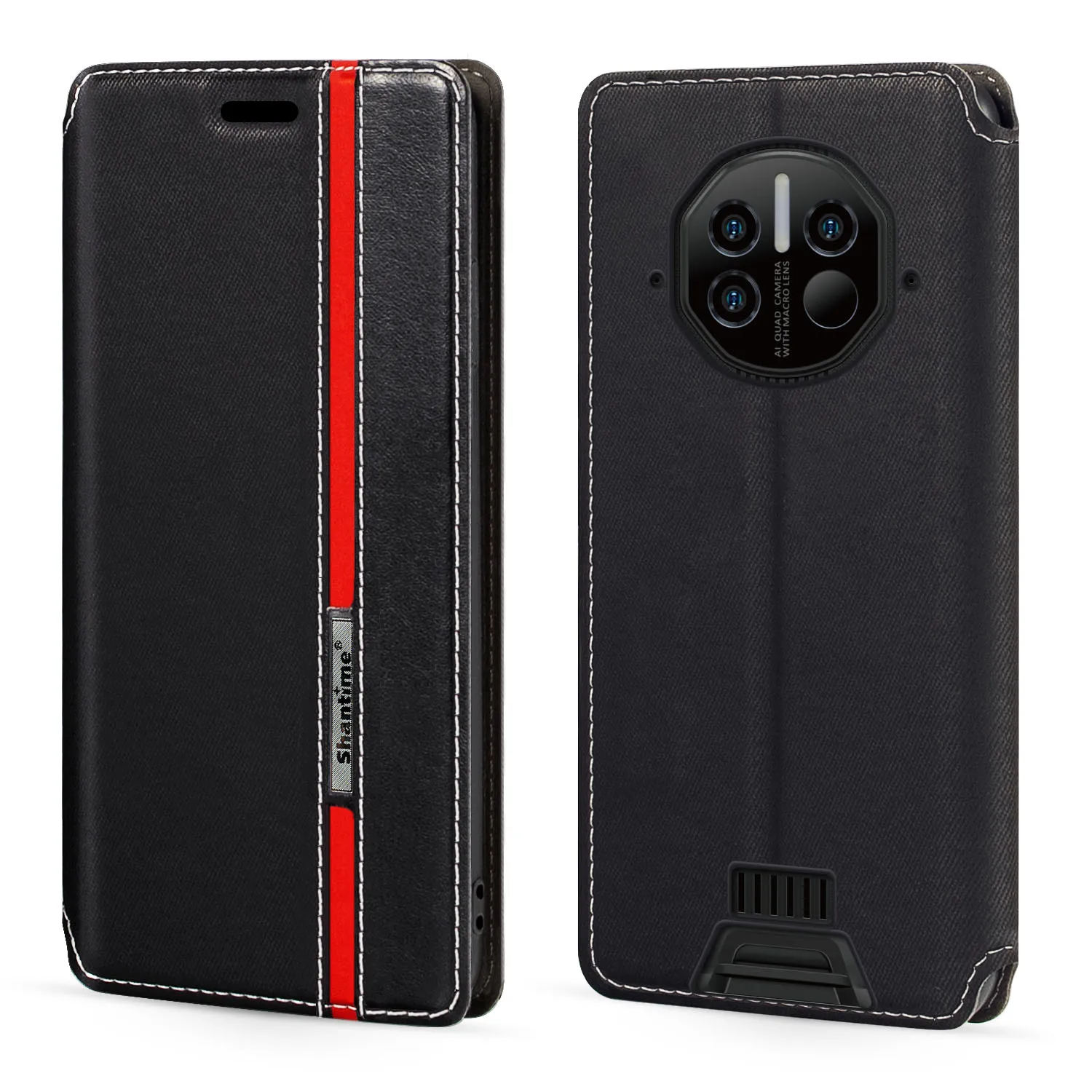 

For Doogee V10 Case Fashion Multicolor Magnetic Closure Leather Flip Case Cover with Card Holder 6.39 inches