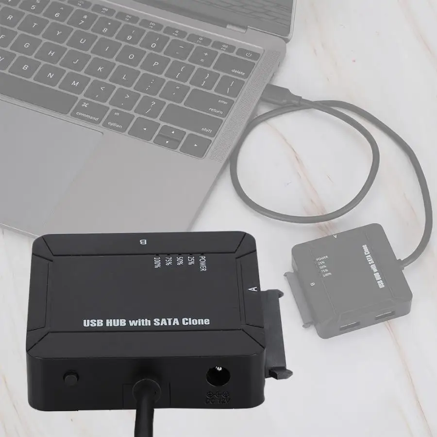 Кабель-адаптер жесткого диска SA0029-NA USB3.0 Многофункциональный в автономном режиме копирования жесткого диска адаптер кабель для передачи данных 12V
