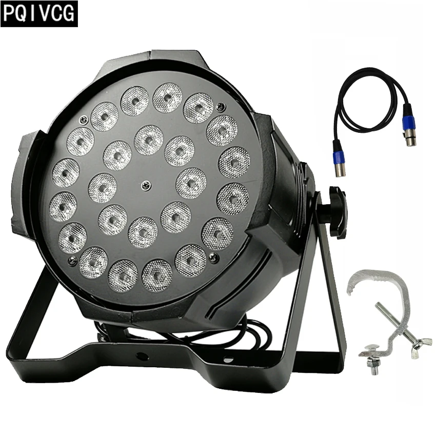 24x18 Вт RGBWA УФ светодиодный Par Светильник 6 в 1/4 1 плоский par s профессии dmx512