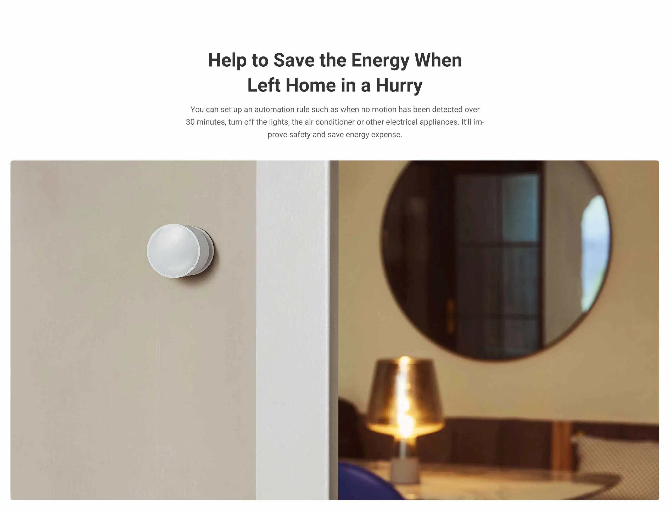xiaomi Qingping Human Body / pet Sensor Smart Body Movement Motion & light SensorMagnetic split base For Mi home App