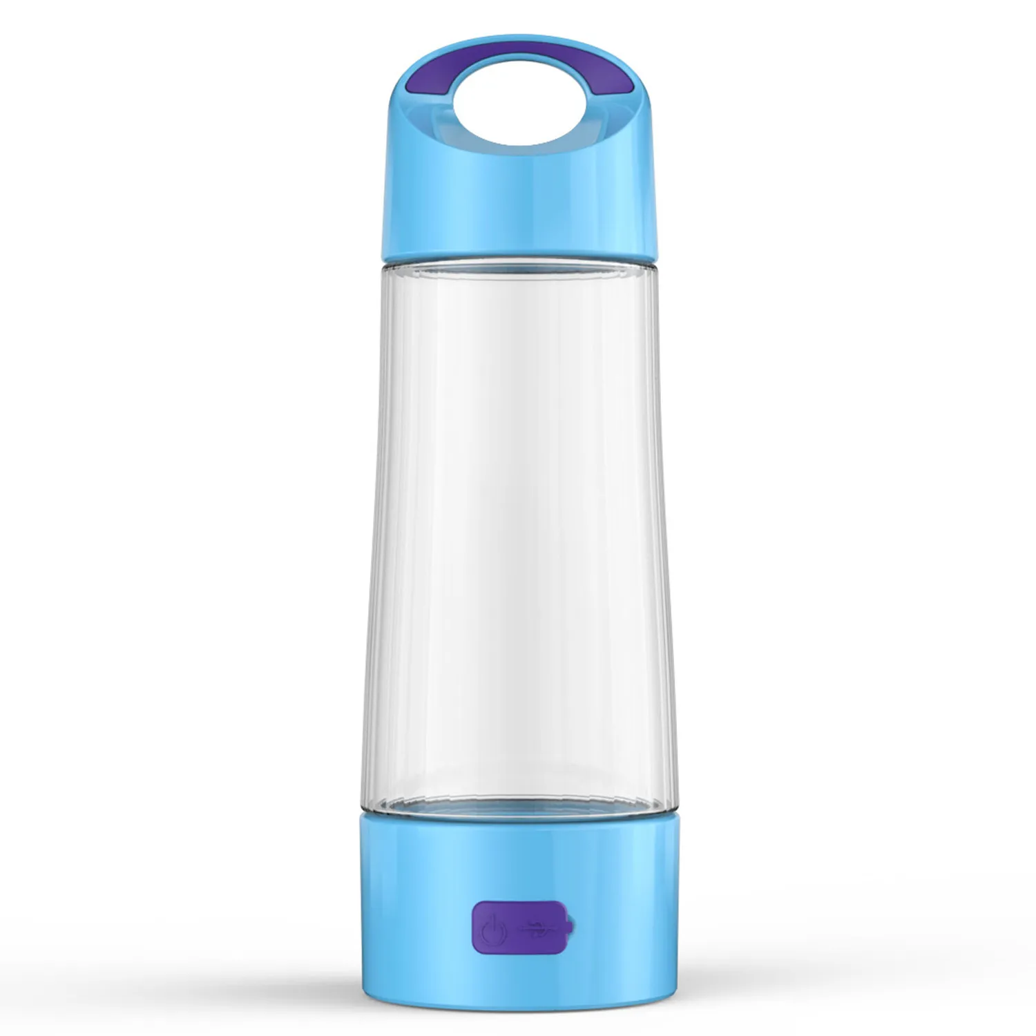 SPE технология водородный водонагреватель Infused антиоксиданты водородная бутылка для воды с для сливного отверстия самоочищающийся - Цвет: Blue