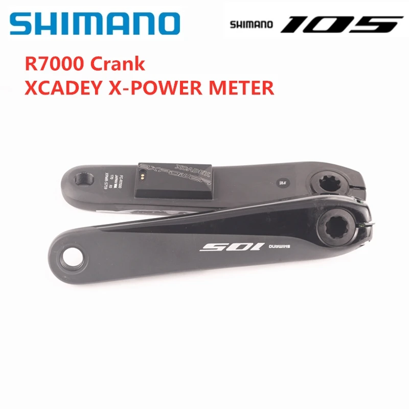 Shimano 105 R7000 левый шатун 165 мм 170 мм 172,5 мм 175 мм с XCADEY X-POWER метр с gps Поддержка ANT Bluetooth