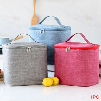 

Leakproof Lunch Bag Insulated Thermal Food Container Thickened Reusable Picnic Aluminum Foil Office With Handle School Work