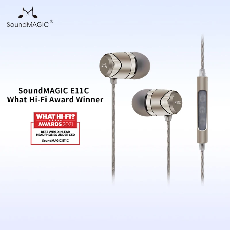 Fone de Ouvido Fone com Fio de Isolamento de Barulho Estéreo de Alta Esportivo com Microfone Soundmagic Poderoso Grave Fidelidade E11c - Image 6