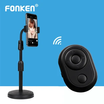 

FONKEN Bluetooth Selfie Remote Control Wireless Camera Shutter Tiktok Browse Ebook Turn Page For IOS Android Bluetooth Adapter