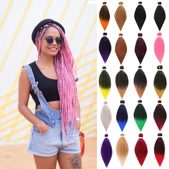 

DIANQI hair 26 inch 100g ombre color jumbo braids soft synthetic hair easy for box twist hair braids