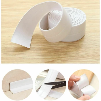 

Kitchen Bathroom Waterproof Strip Sink Anti-mold Tape Moisture-proof Corner Line Strip Self-adhesive Edge Line Sticker 2.2x320cm