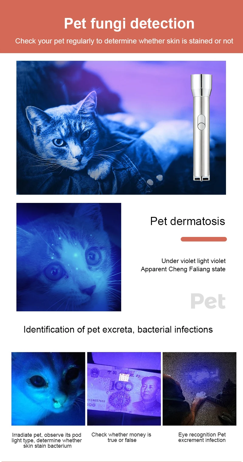 LED Pen Light Cat Light Pointers Pet Toys USB Charging Cat Tickle Flashlight Cat Tickle Pen Cat Puzzle Pet Interactive Tool pet toys clasicc