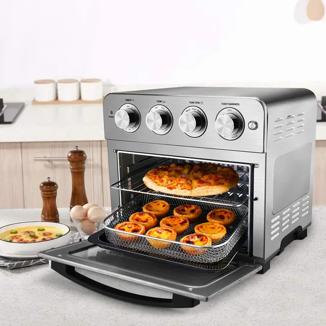 Air Fryer Toaster Oven,24QT Convection Airfryer Countertop Oven,   Fry Oil-Free, Cooking Accessories Included - Image 2