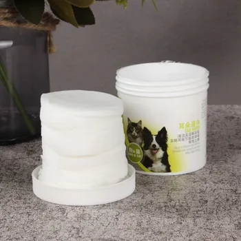 

100pcs/lot Pet Ear Cleaner Wipes for Dogs Cats Dirt Deodorization Gentle Cleaning Pet Cat Dog Grooming
