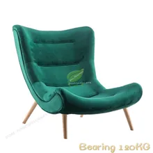 Европейский стиль, кресло для отдыха с улиткой, Скандинавская ткань, одноместный диван, кресло с тигром, кресло для спальни, балкона, для отдыха, опора кресла, 120 кг