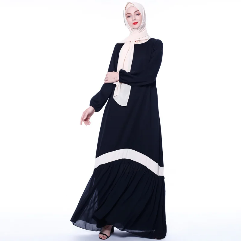 Элегантный мусульманский полосатый Абая парадный платье Vestidos кардиган кимоно свободный длинный халат платья Jubah Ближний Восток ИД Рамадан исламский