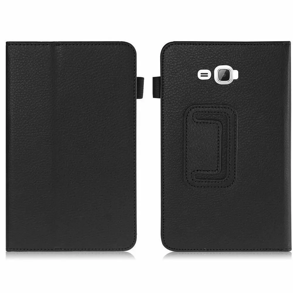 Black Противоударный кожаный флип-чехол с подставкой для Samusng Galaxy Tab E 8,0 дюймов SM-T377 SM-T375 SM-T378 чехол Авто Режим сна/пробуждения умный чехол - Цвет: Black