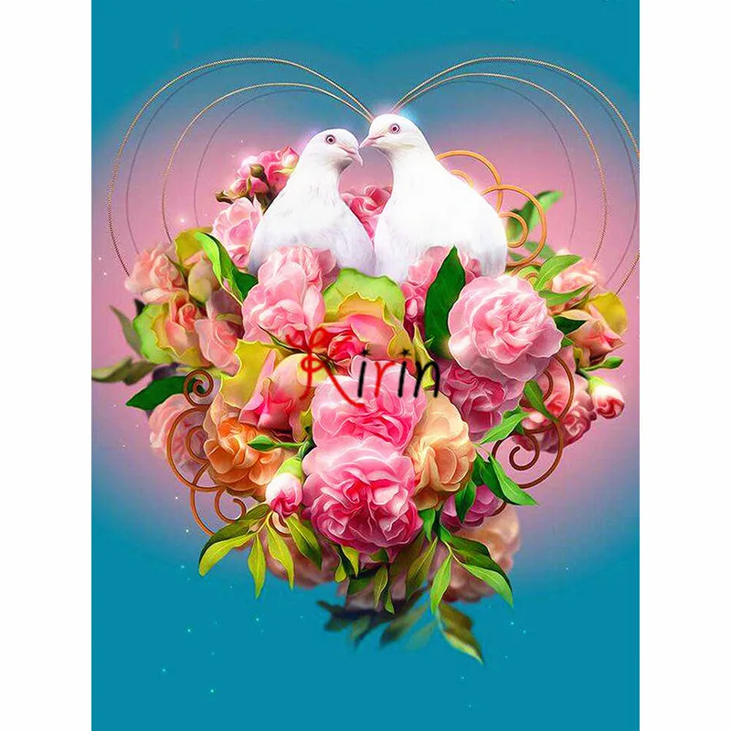 

Kirin show 5D Diamond Painting Animal Full Square Embroidery Sale Picture Of Rhinestone Diamond Mosaic Pigeon Decor Home Drop