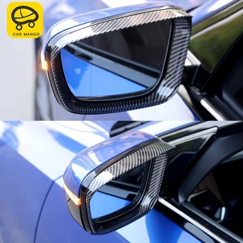 

CARMANGO for BMW 3 Series G20 2020 Car Rearview Mirror Rain Shield Shade Eyebrow Shower Blocker Cover Sun Visor Accessories