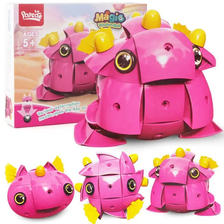 

Foreign Trade New Style Children'S Educational Assembled Magnetic Egg 71 Pieces Flexible Magnetic Building Block Maze Ball Piggy