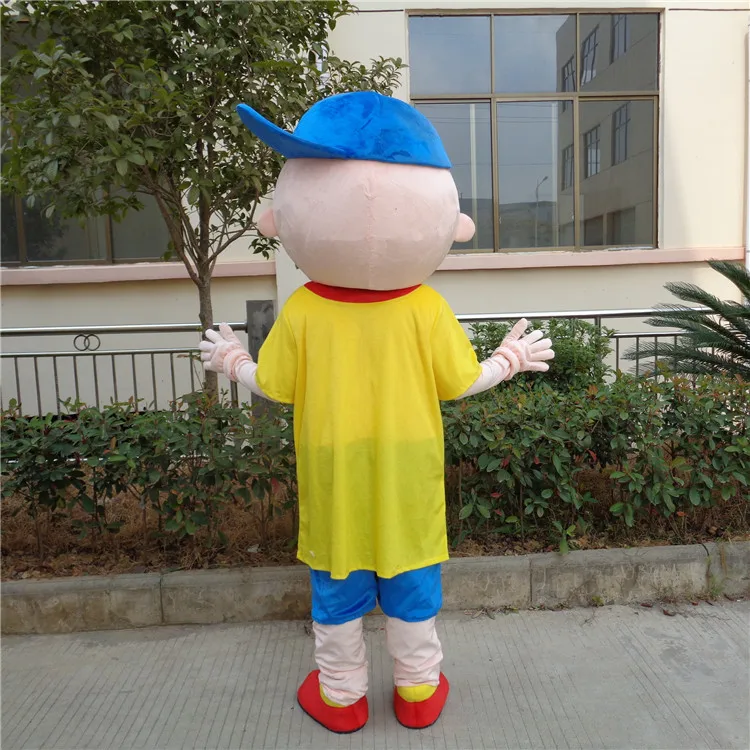 Caillou/костюм талисмана для взрослых; размер Caillou; костюм талисмана для мальчиков; вечерние костюмы на Хэллоуин
