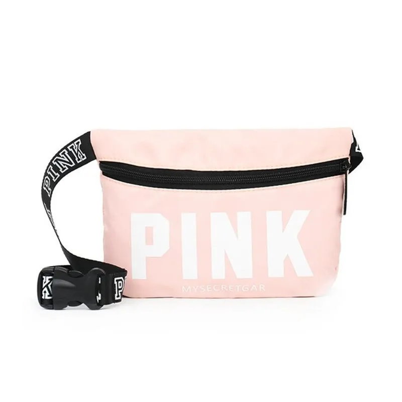 New pink hip bag black men's belt bag holographic waist bag Leisure women waist pack mini fanny pack bolsa de cintura