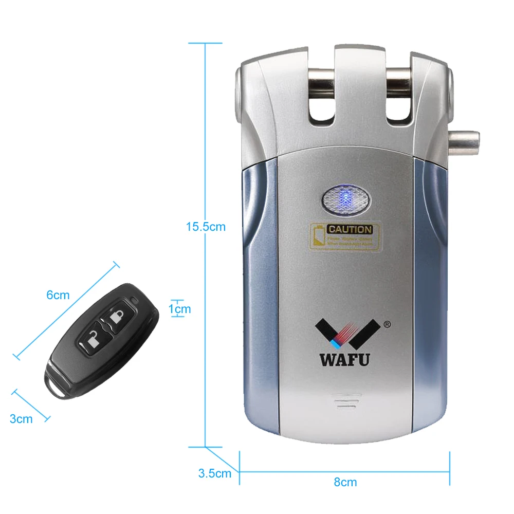 WAFU HF-018W WiFi умный замок с дистанционным управлением Домашняя безопасность Простая установка электронный замок Невидимый БЕСКЛЮЧЕВОЙ умный дверной замок