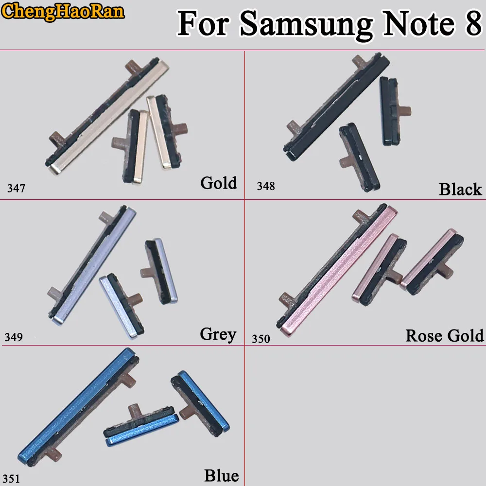 ChengHaoRan 1 комплект для Samsung Galaxy Note 8 чехол телефона громкость мощность Кнопка