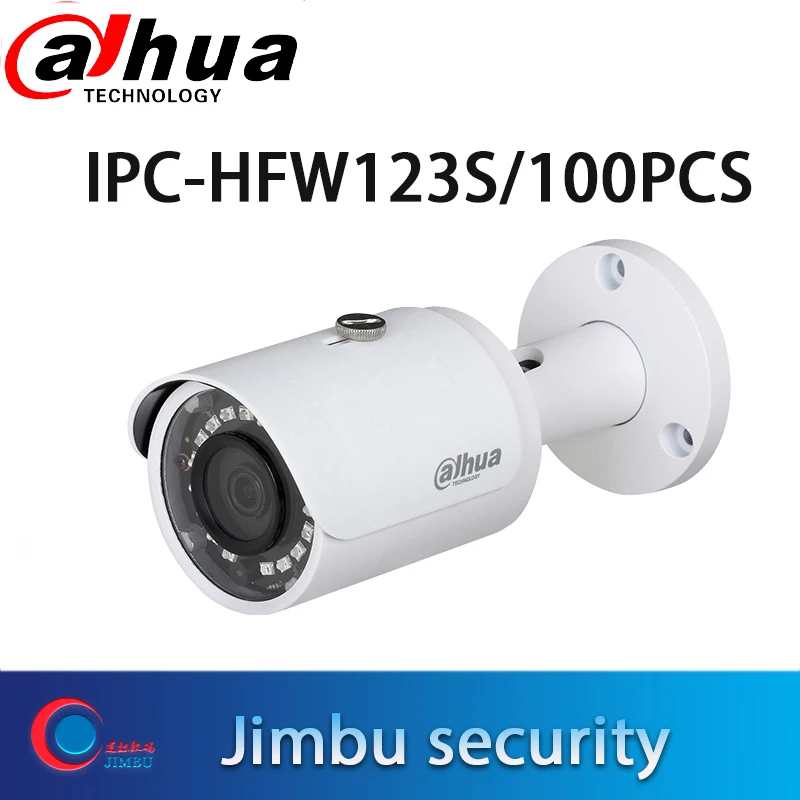 Dahua 12 шт. 2MP POE H.265 Bullet IP камера IPC-HFW1230S работает с рекордером водонепроницаемый IP67, Max IR 30 М мини-пуля сетевая камера