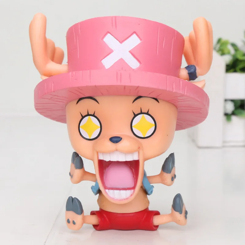 One piece GK Q kid luffy usopp nami sabo Luffy Ace Chopper Sanji Roronoa Zoro Children Ver. ПВХ фигурка модель игрушки - Цвет: 3