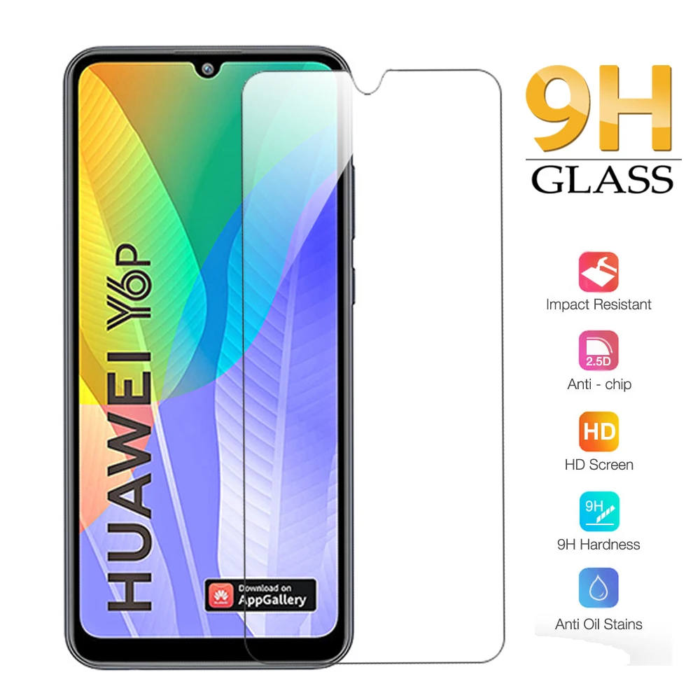Защитное стекло для экрана 1-3 шт. Huawei Y6P 2020 Pro 2019 Prime y7 prime pro | Мобильные телефоны и