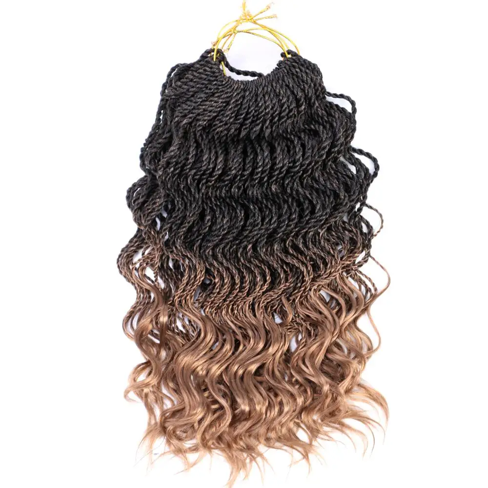 DAIRESS 14 &quotволнистые Сенегальские скрученные волосы вязанные крючком косички