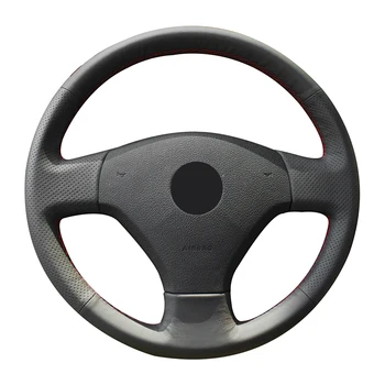 

Car Accessories Black Artificial Leather Car Steering Wheel Cover for Volkswagen VW Jetta 5 2006 2007 2008 2009 2010 Old Jetta