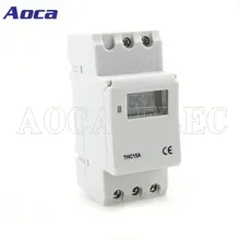 Electronic Weekly 7 Mini Digital LCD Power Timer Programmable Relay Timer Switch AC 220V / 110V DC 12V 16A Din Rail Timer Switch 1pc lcd display switch weekly programmable electronic relay time switch timer