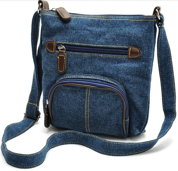 Small Canvas Female Shoulder Bag 2023 Casual Crossbody Bag For Women Solid  Color Unisex Messenger Bag Denim Blue Women'S Bag - AliExpress