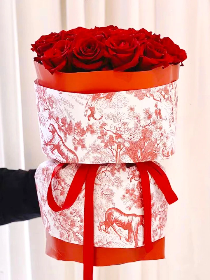 Cadeau wrap papier 20 stks/partij 60x60cm Nieuwe Waterdichte Bloemen Platinum Papier Gift Wikkelen Scrub Papier Bloemen Boeket Verpakking Levert Craft Paper (Color : N5