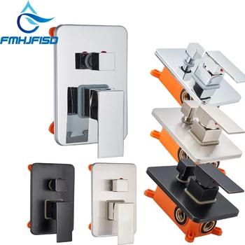 

fmhjfisd Embedded Box 2 Way Cartridge Valve Thermostatics Faucet Valve Faucet Shower Mixer Valve for Shower Faucet