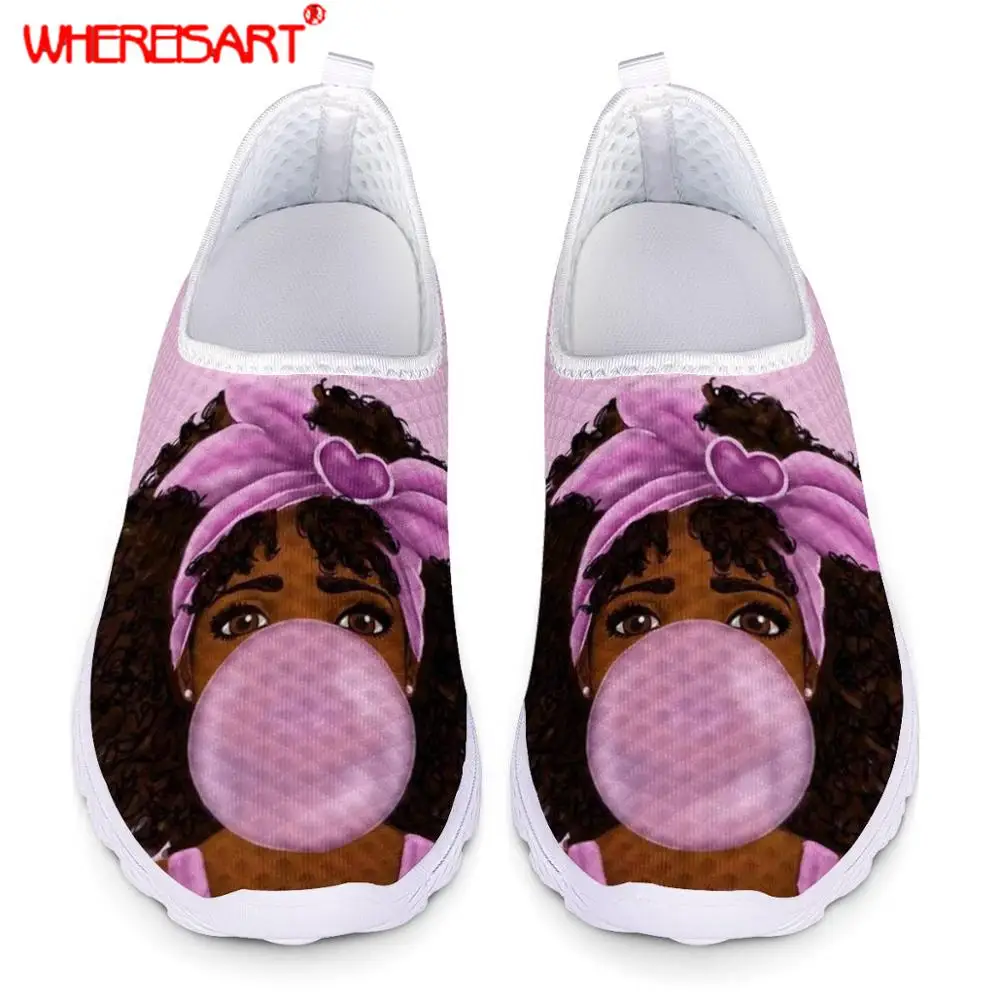 Женские кроссовки на плоской подошве WHEREISART повседневные Прогулочные с принтом