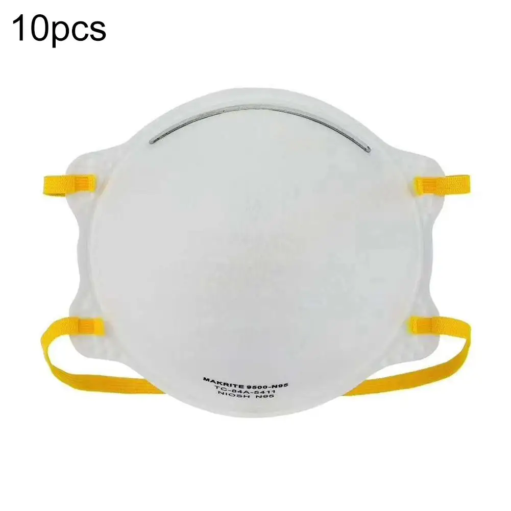 

N95 Anti-smog Mask 10Pcs N95 Anti Bacteria Haze Dust Fog Air Pollutant Protective Face Mouth Mask