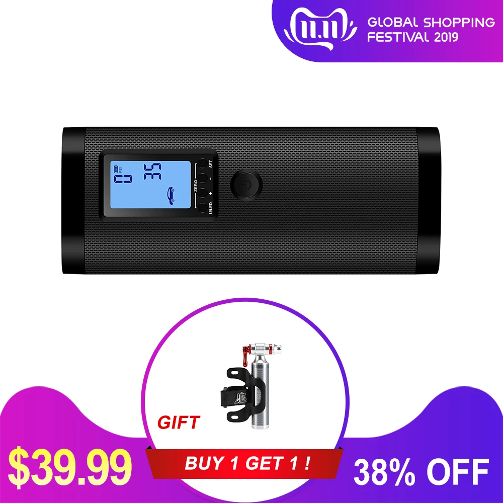 

Portable Air Compressor Mini Rechargeable Electric Air Inflator Intelligent Multi-Function Air Pump For Ball Car Bike Tires