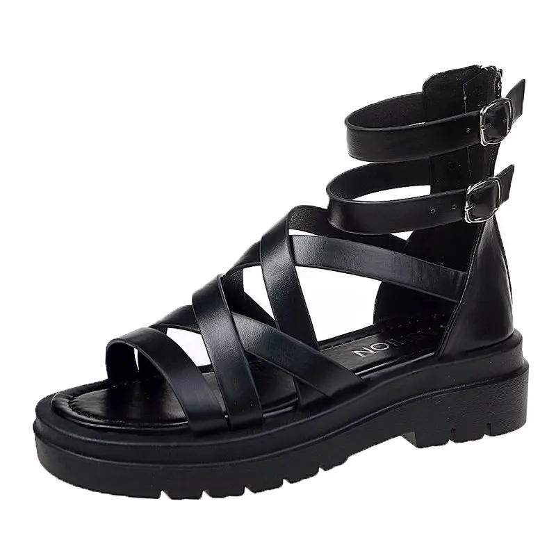 

Women New Brand Sandals Home Non-slip 2021 Lady Flat Slippers Plastic Female Girls Garden Shoes Hot Sale Wedge Platform Footwear